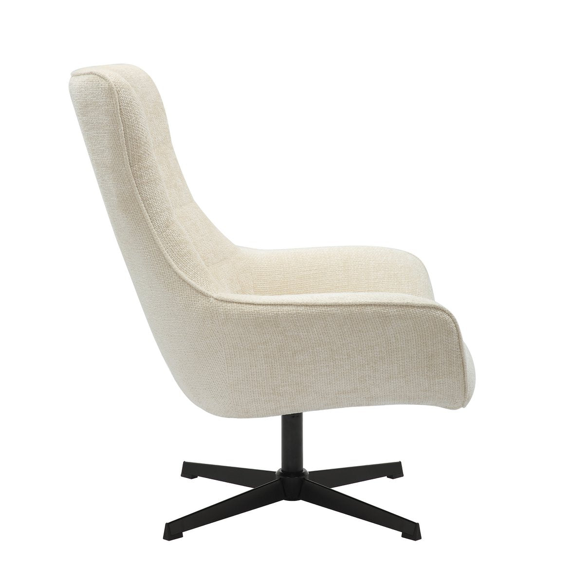 Fauteuil chenille stof beige