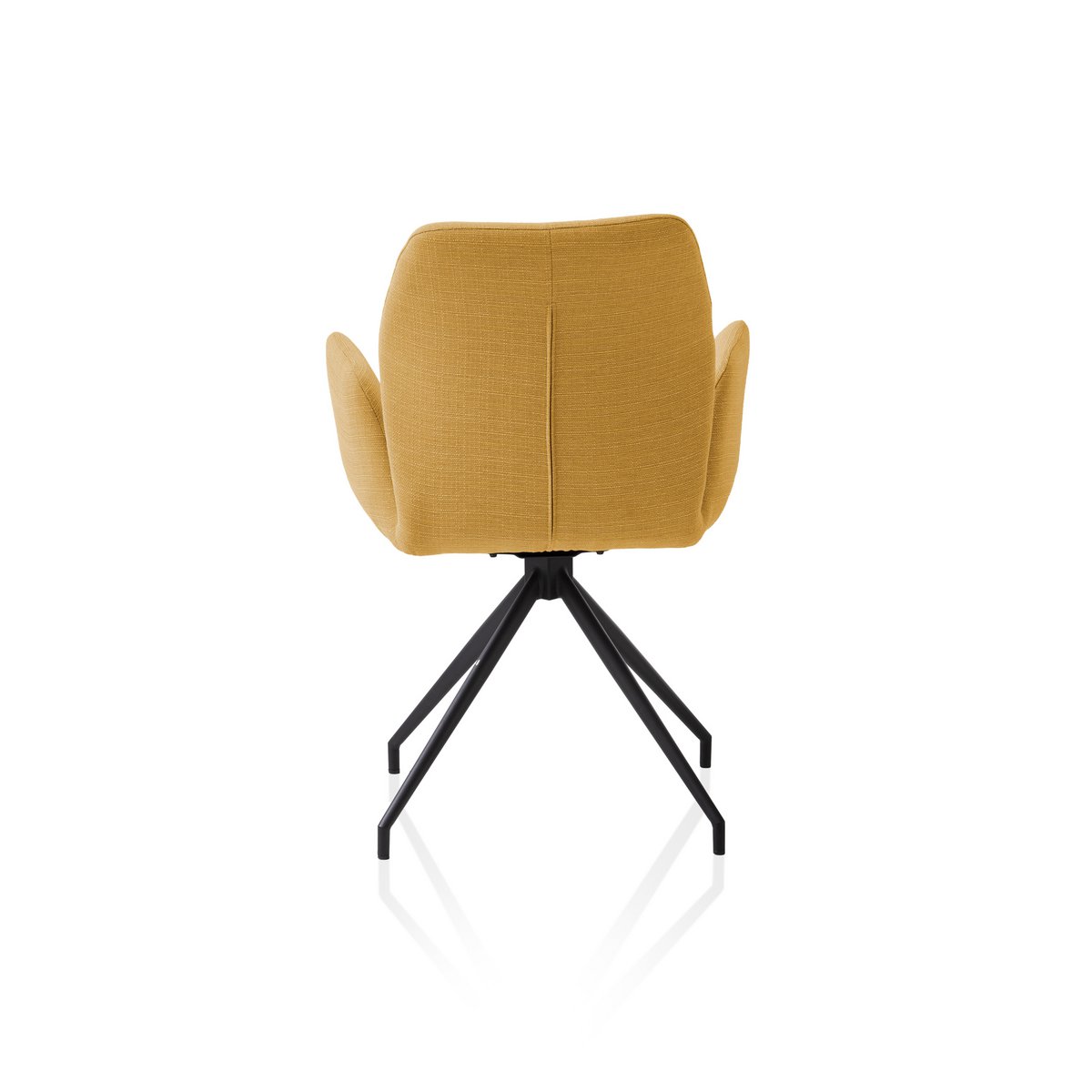 Fauteuil met 180° draaifunctie Geel