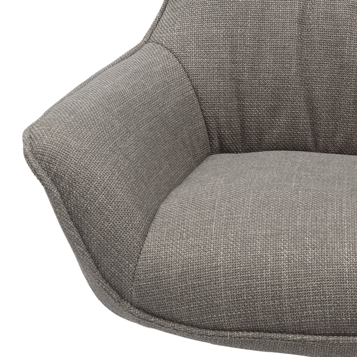 Fauteuil structuurstof taupe