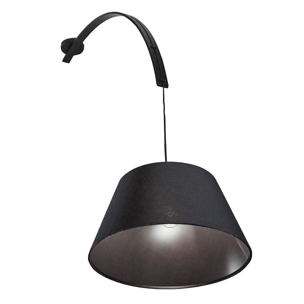 Hanglamp 45 x 125 cm zwart