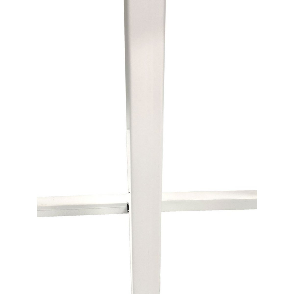 Salontafel rond 60 cm woonkamertafel bijzettafel Cannes metalen frame zwart wit antiek zilver