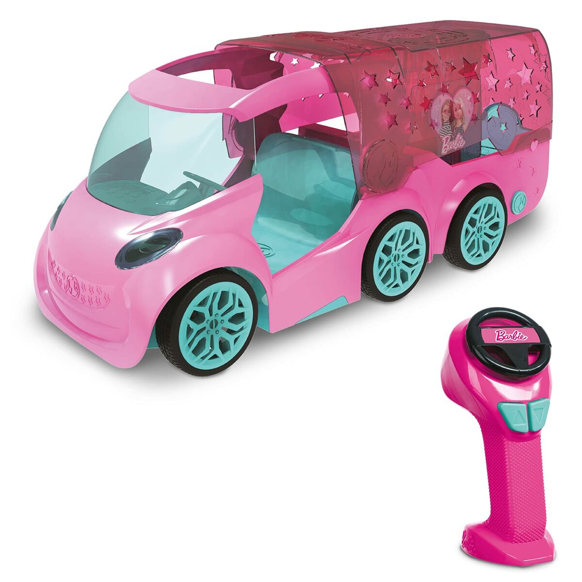 Politiewagen op Afstandsbediening Barbie DJ Express Deluxe 50 cm 2,4 GHz