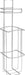 Metaltex Tomado Metaltex Wc Rolhouder Reserverol Onda Polytherm 14X14X52Cm