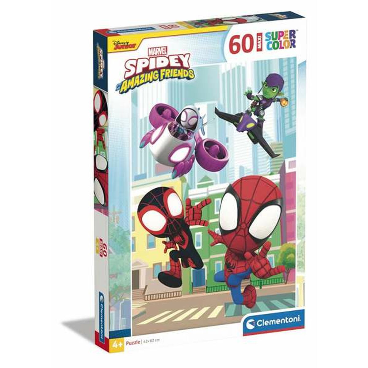 Kinderpuzzel Spidey His Amazing Friends 60 Onderdelen Maxi