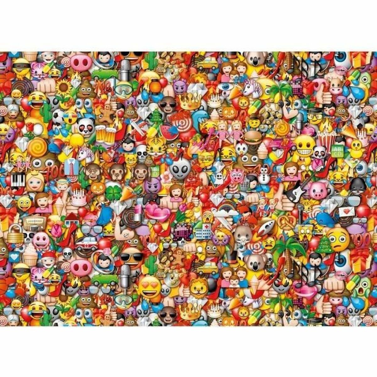 Puzzel Clementoni Emoji: Impossible Puzzle 1000 Onderdelen