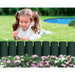 Bama Tuin Modulaire Rand Imitatiehout 38.5X15 Cm 6 Stuks Groen