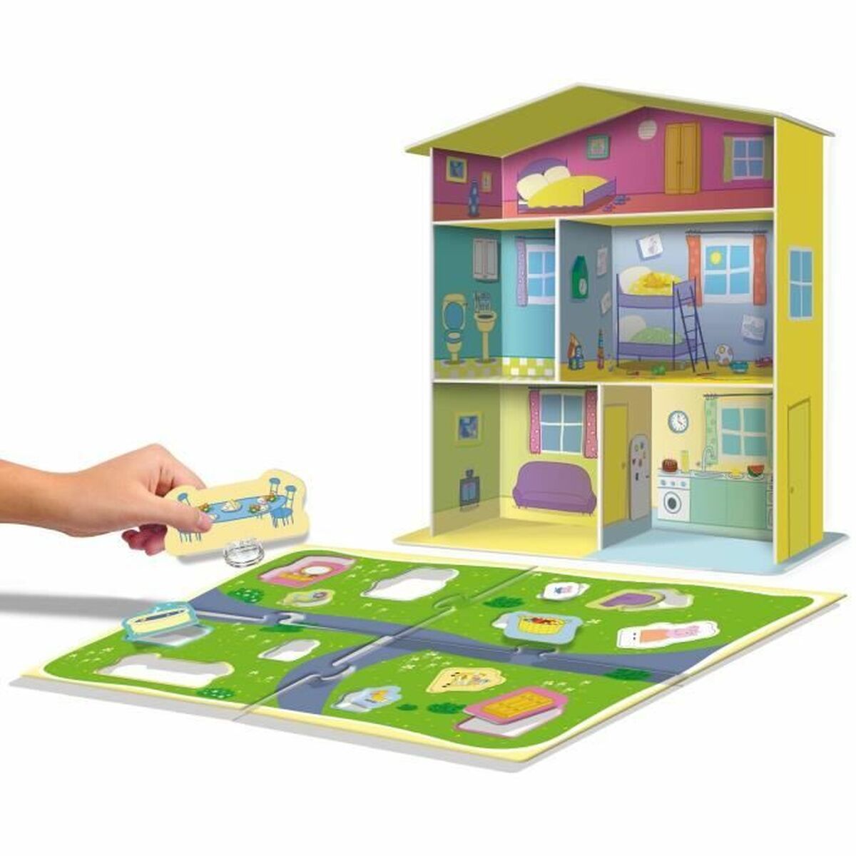 3D puzzel Lisciani Giochi Peppa Pig Learning House 3D