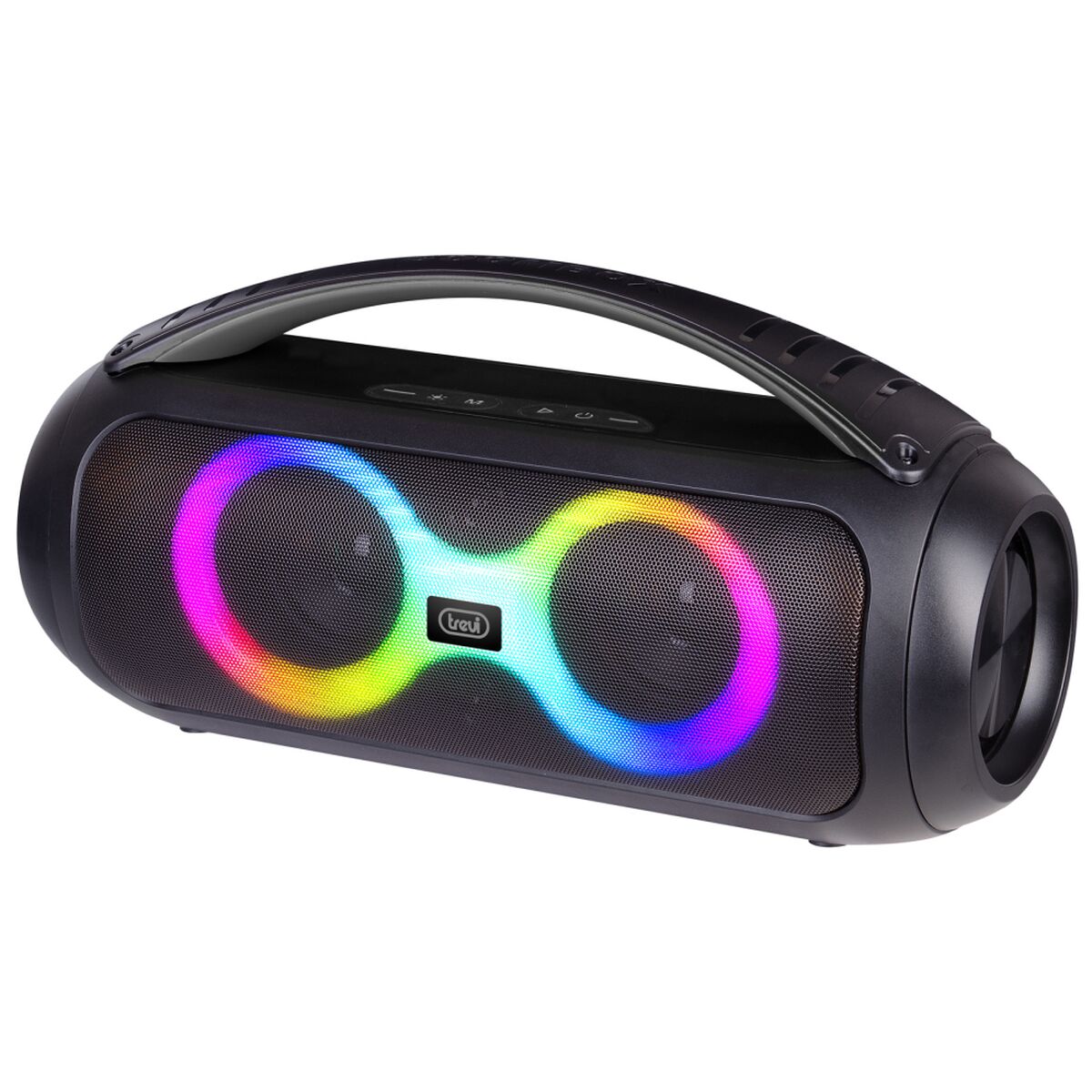 Dankzij de draagbare Bluetooth®-luidsprekers Trevi XR 8A70 Zwart Multicolour