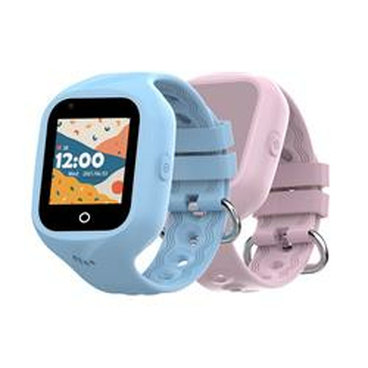 Smartwatch voor Kinderen Celly KIDSWATCH4G Zwart Azul,rosa