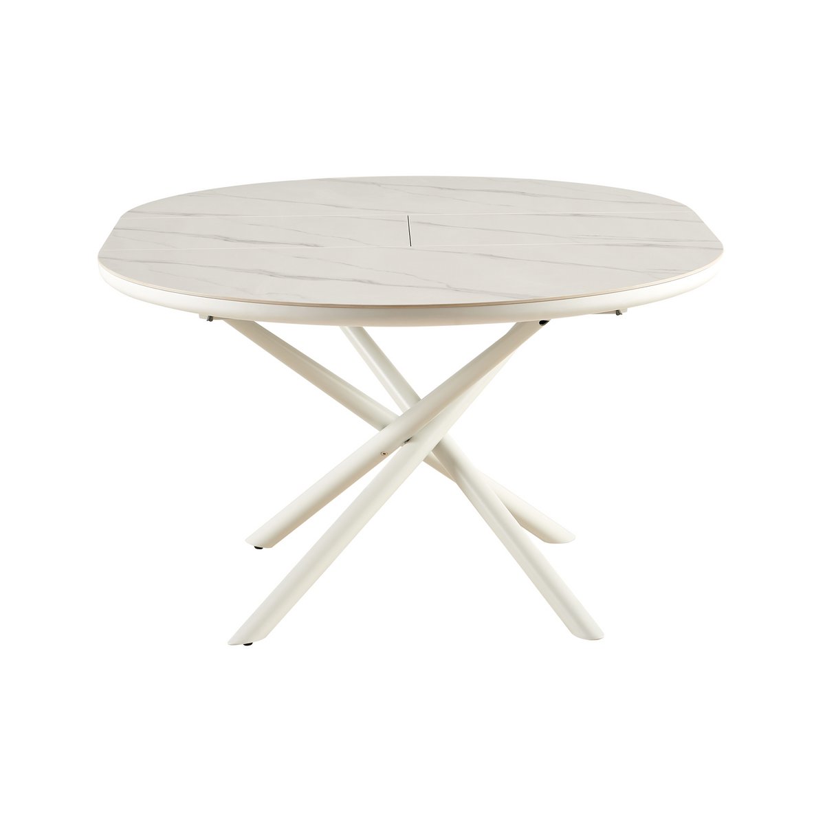 Eettafel Ø120 cm wit