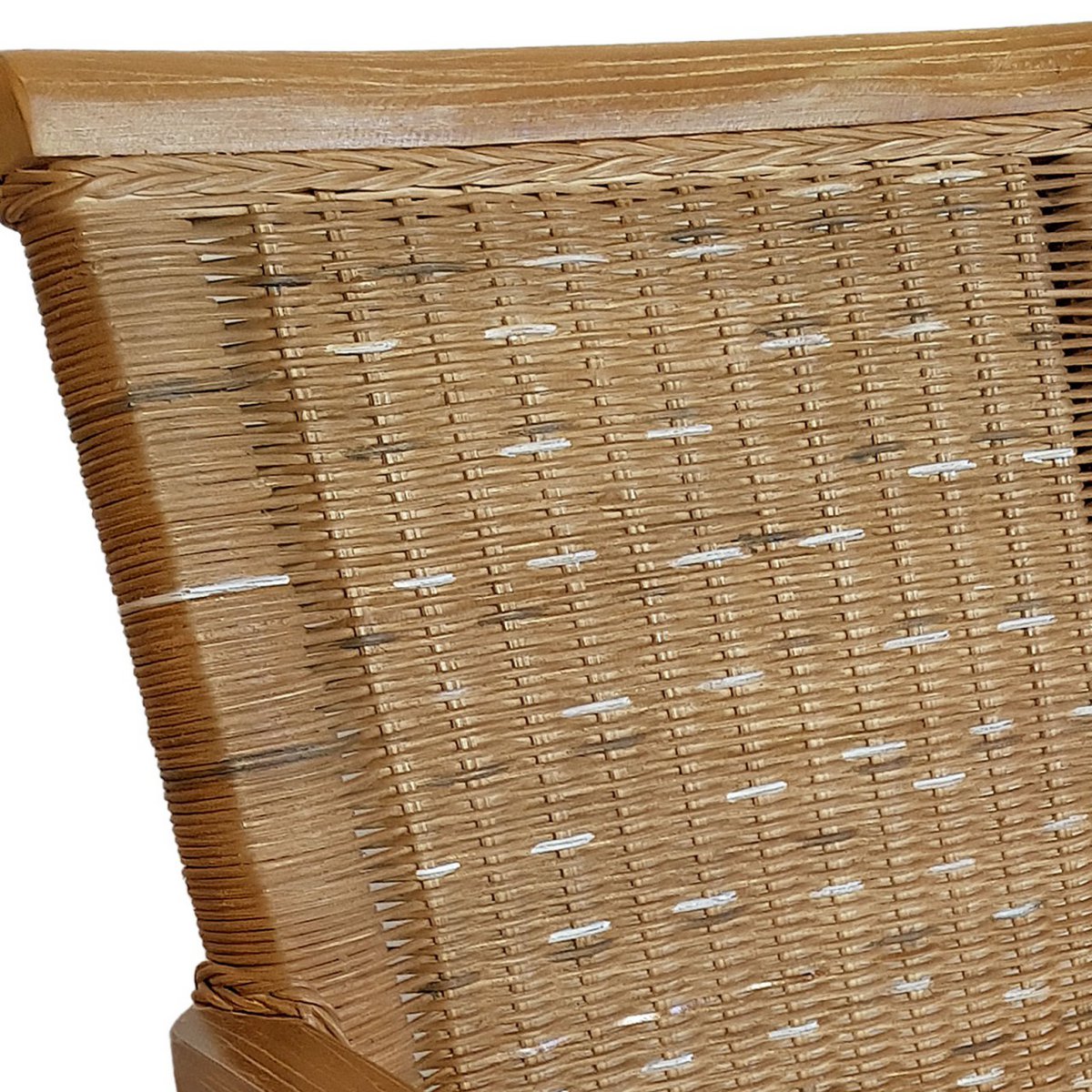 Eetkamerstoelen ingesteld met armleuningen 4 stukken rotan stoelen bruin Perth knabbelen fauteuils duurzaam