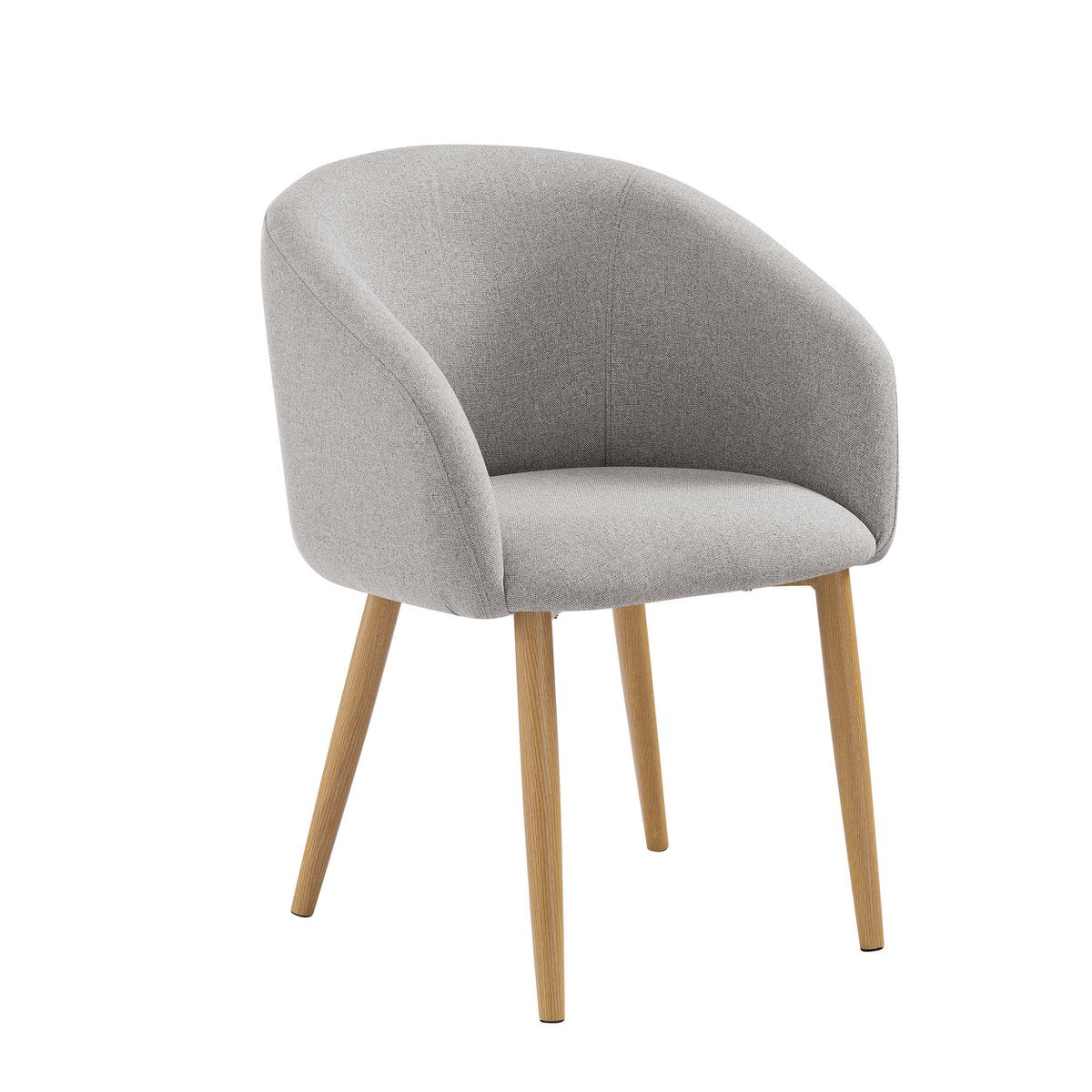 Fauteuilset van 2 structuurstof taupe