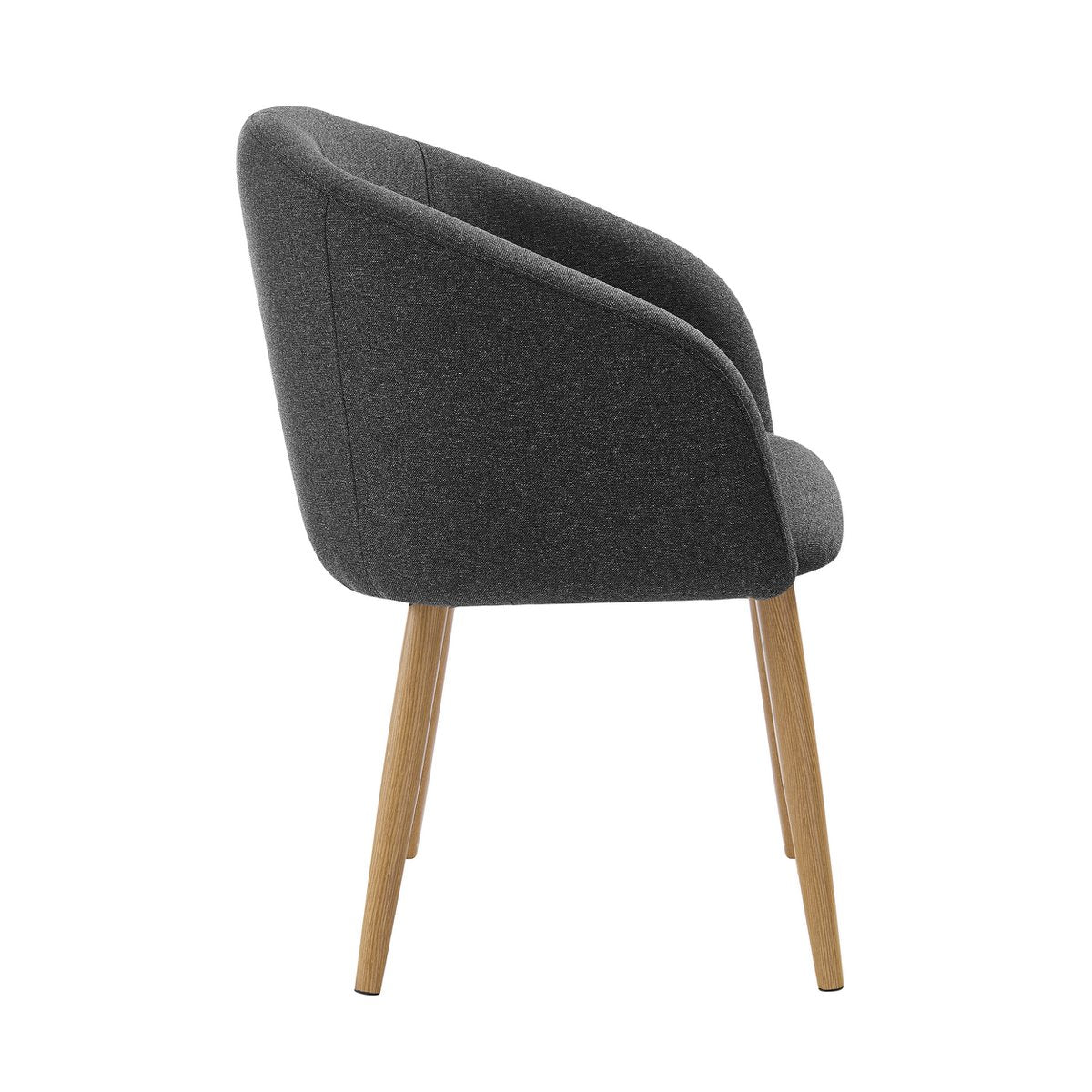 Fauteuil set van 2 structuurstof zwart