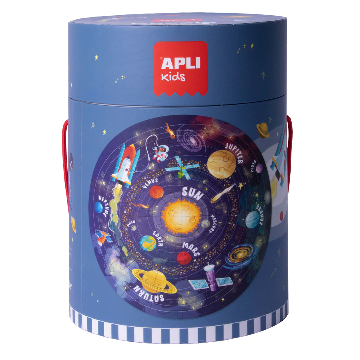 Puzzel Apli Solar System Rond 48 Onderdelen 50 cm