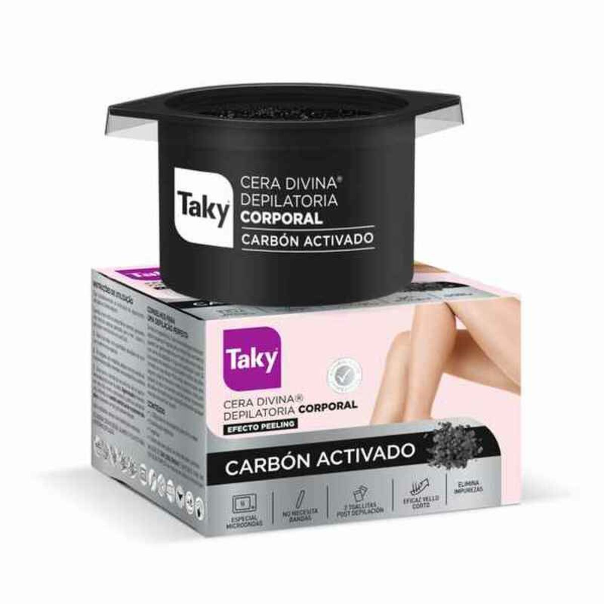 Ontharingswax Lichaam Carbon Activado Taky 1106-01799 300 ml