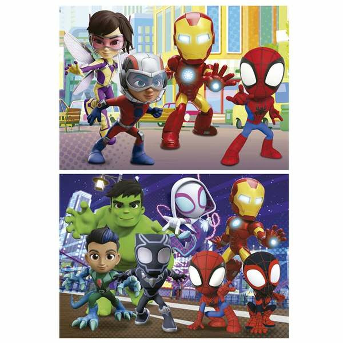 Set van 2 Puzzels Educa Spidey Amazing Friends