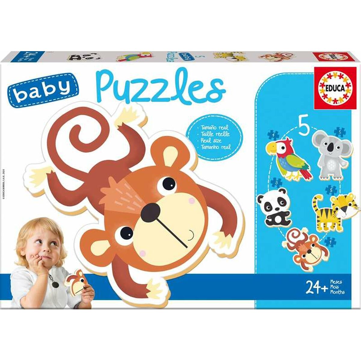 Set van 5 Puzzels Educa Kinderen dieren