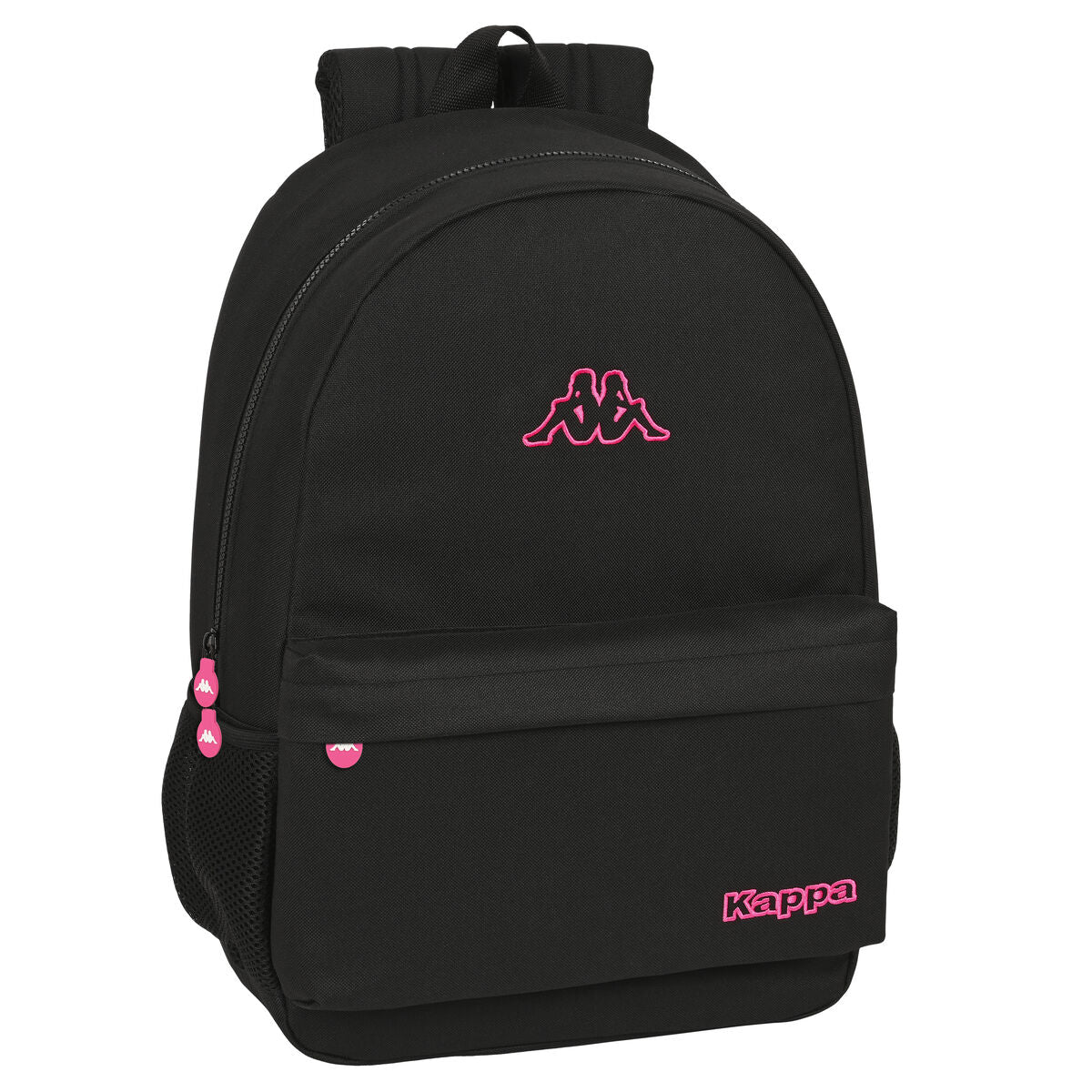 Schoolrugzak Kappa Black and pink Zwart (30 x 46 x 14 cm)