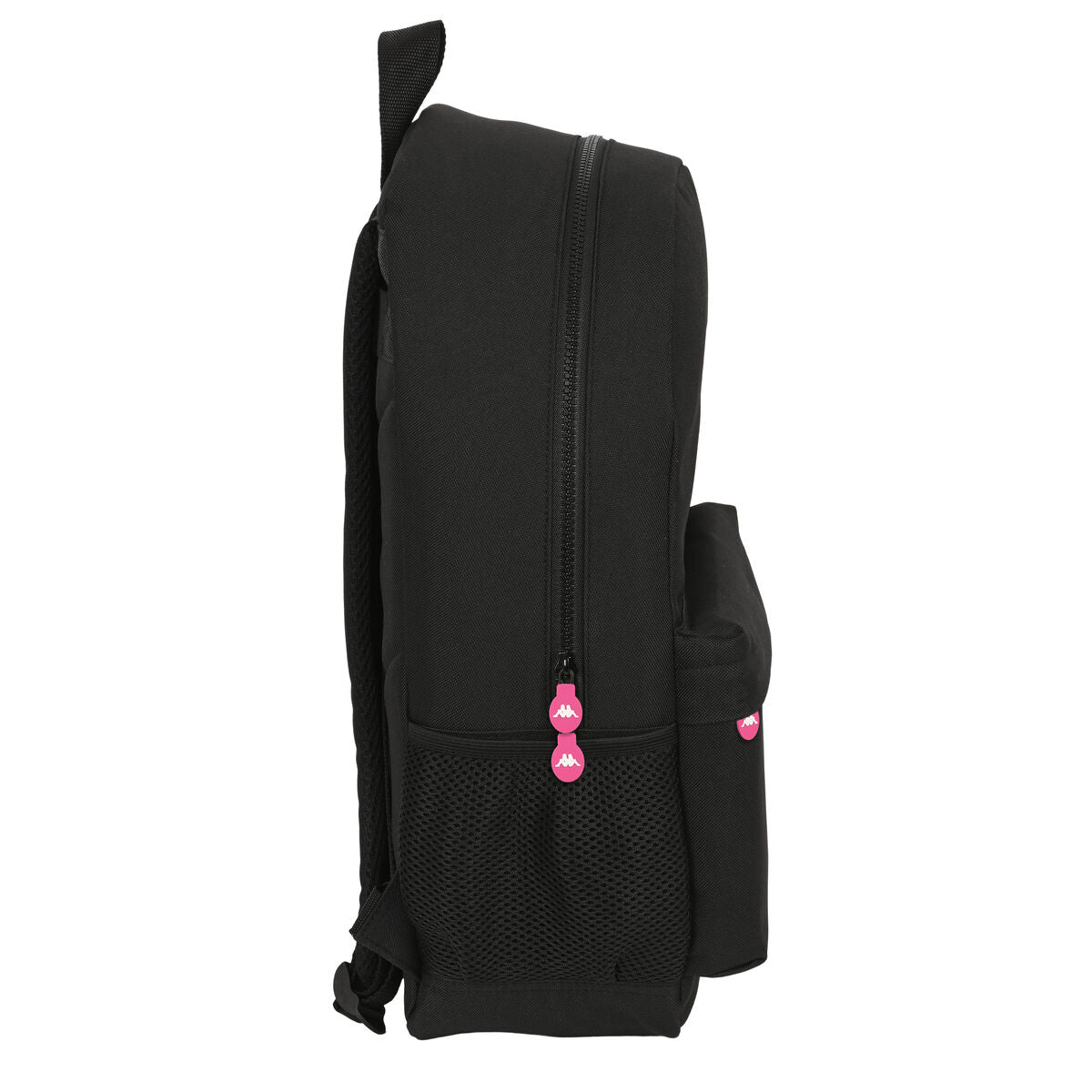 Schoolrugzak Kappa Black and pink Zwart (30 x 46 x 14 cm)