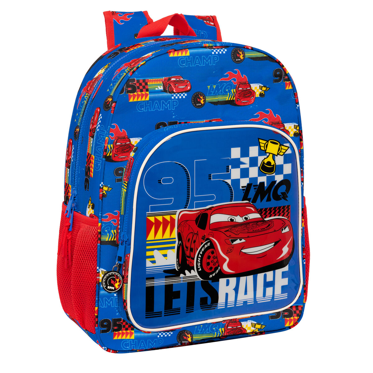 Schoolrugzak Cars Race ready Blauw 33 x 42 x 14 cm