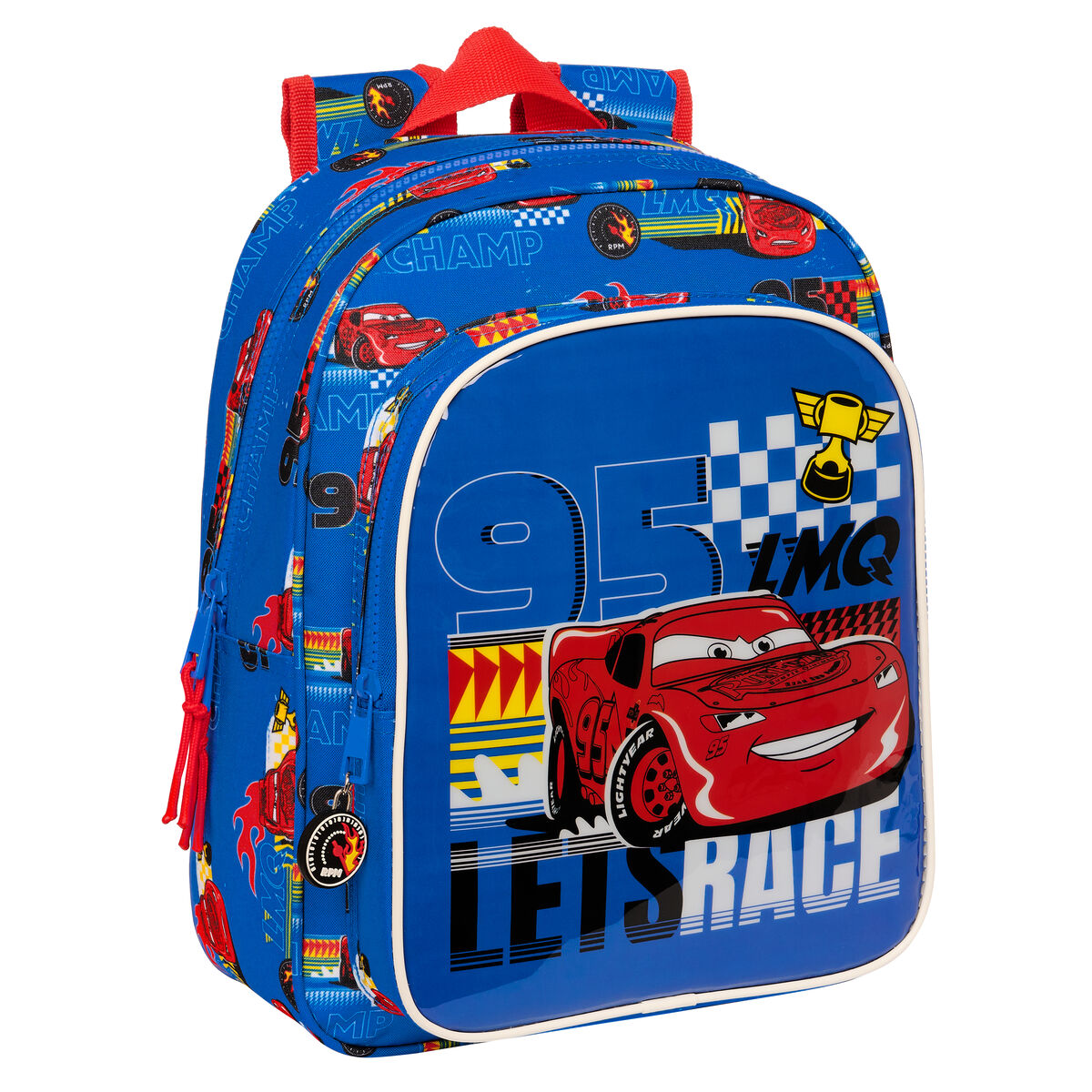 Schoolrugzak Cars Race ready Blauw 27 x 33 x 10 cm