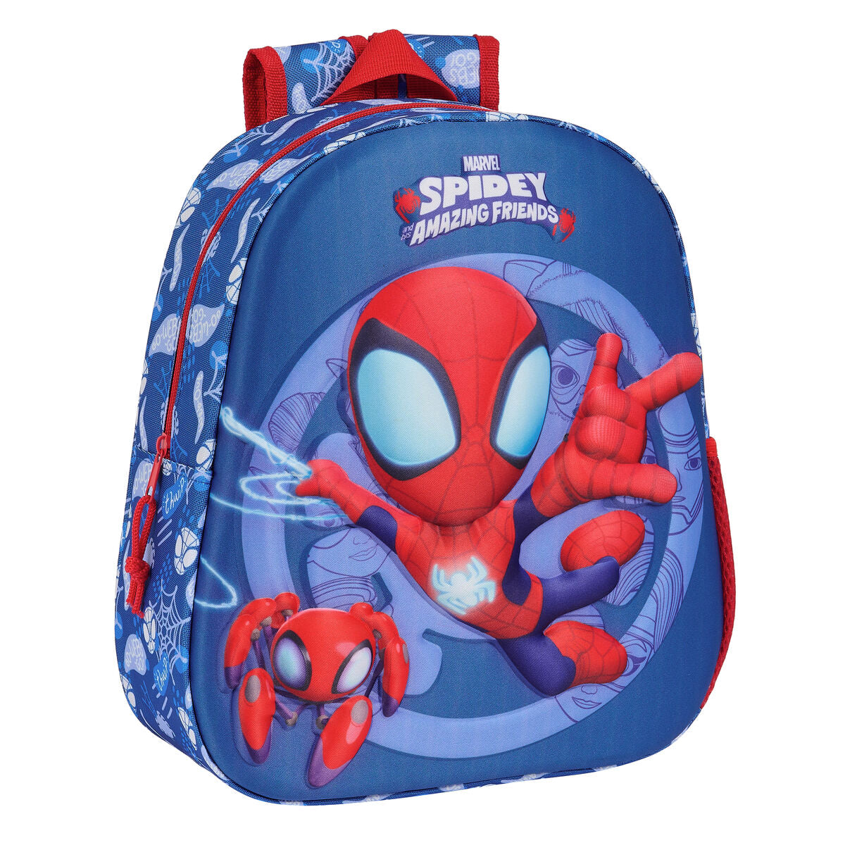 3D-schoolrugzak Spider-Man Rood Marineblauw 27 x 33 x 10 cm