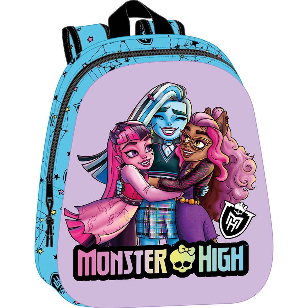 Schoolrugzak Monster High Blauw Lila 27 x 33 x 10 cm