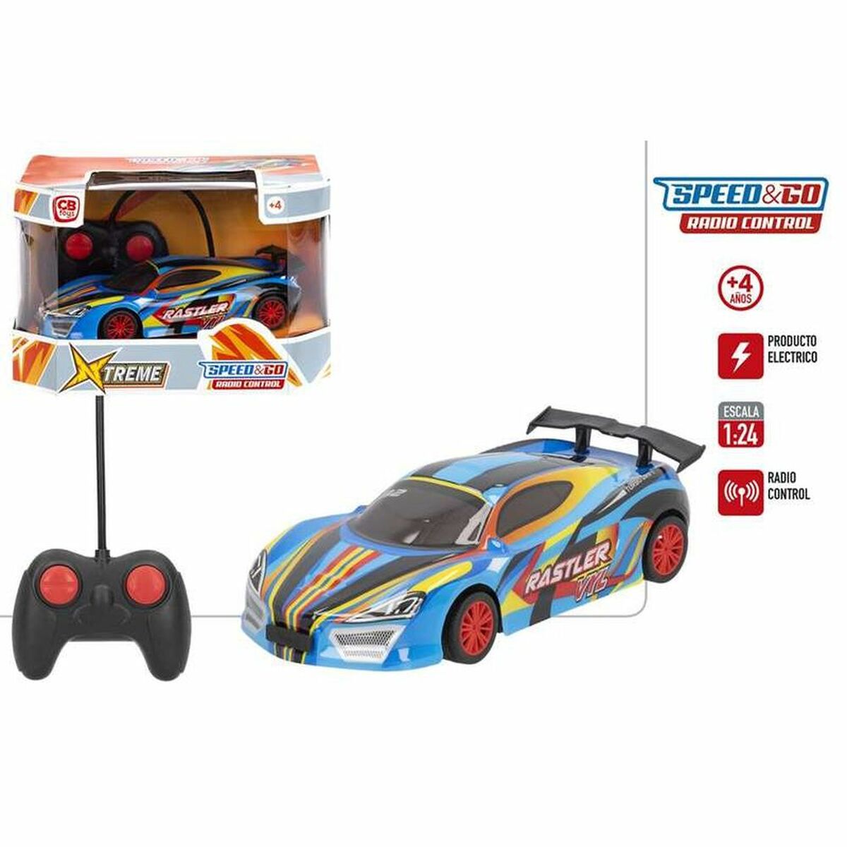 Speelgoedautootje Speed & Go 1:24