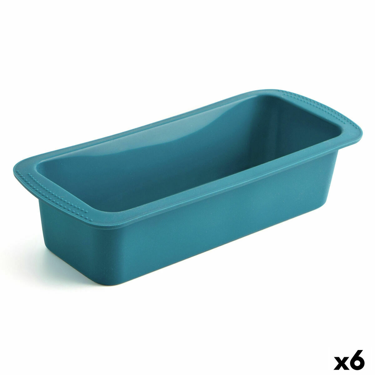 Springvorm Pan Quid Silik One Blauw Plastic (27,5 x 12 cm) (Pack 6x)