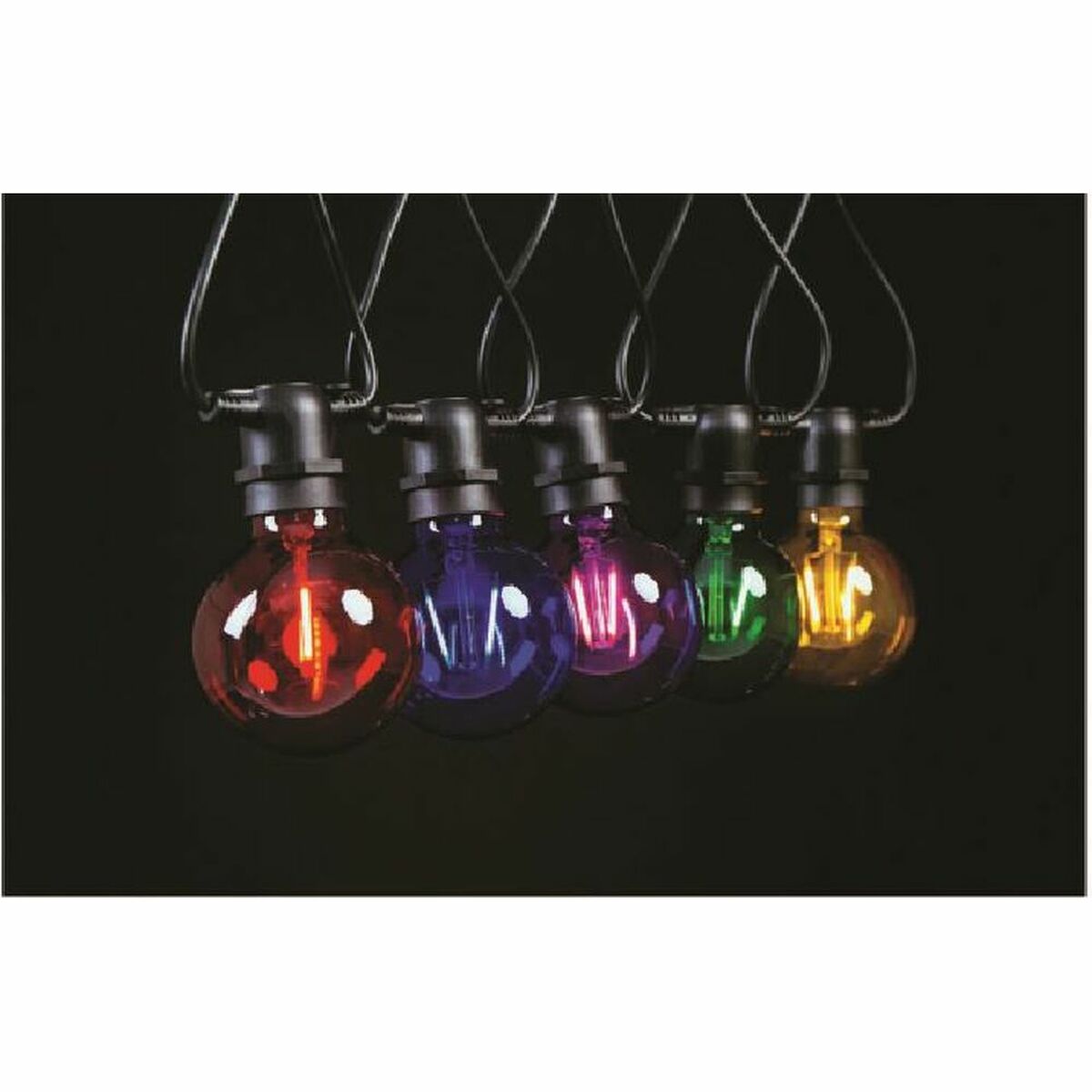 LED-lichtkrans DKD Home Decor Multicolour (850 x 7 x 13 cm)