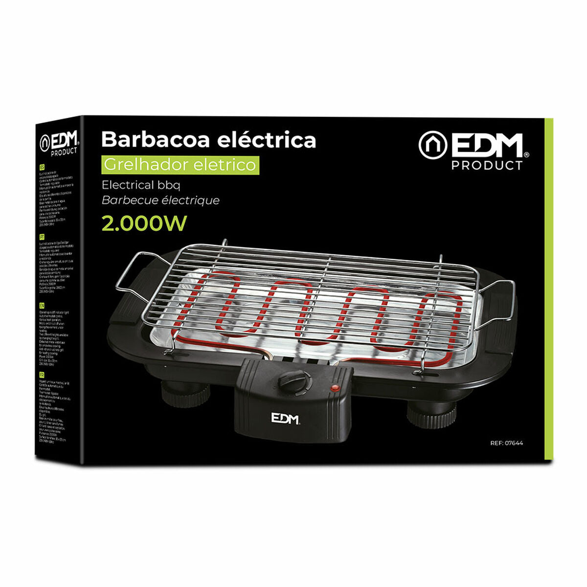 Elektrische Barbecue EDM 2000 W