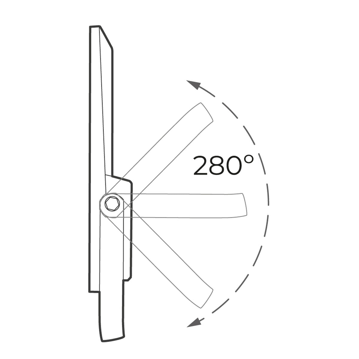 Bouwlamp EDM 31859 Slim 300 W 2500 lm Zon (6500 K)