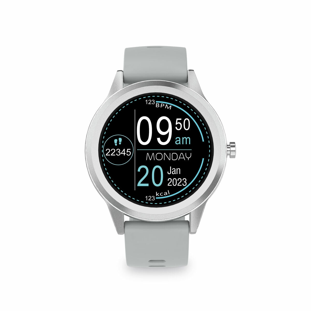 Smartwatch KSIX Zilverkleurig 1,28"