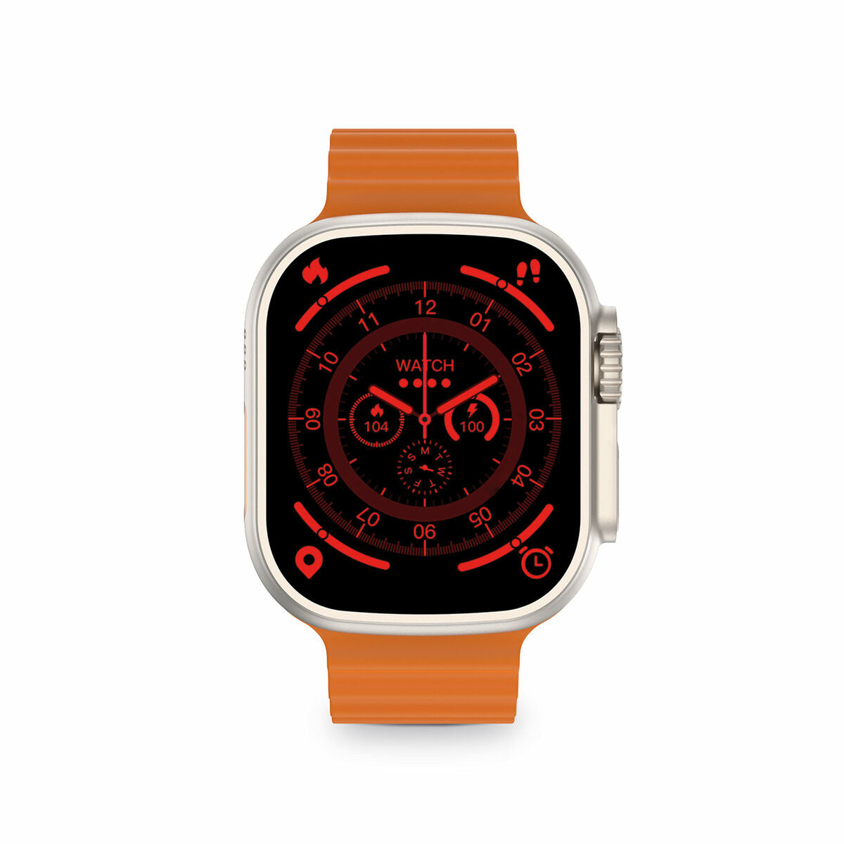 Smartwatch KSIX Urban Plus 2,05" 270 mAh Bluetooth 5.0 Oranje