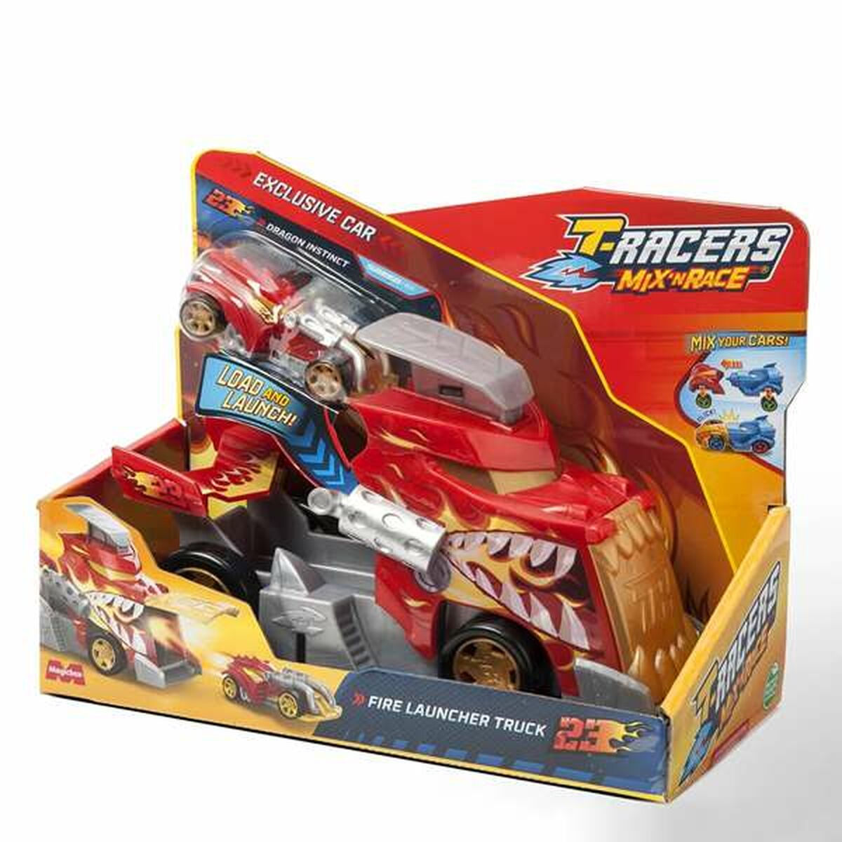 Lanceerder Magicbox Launcher Truck T-Racers Mix 'N Race 10 x 16,8 x 22,5 cm Auto