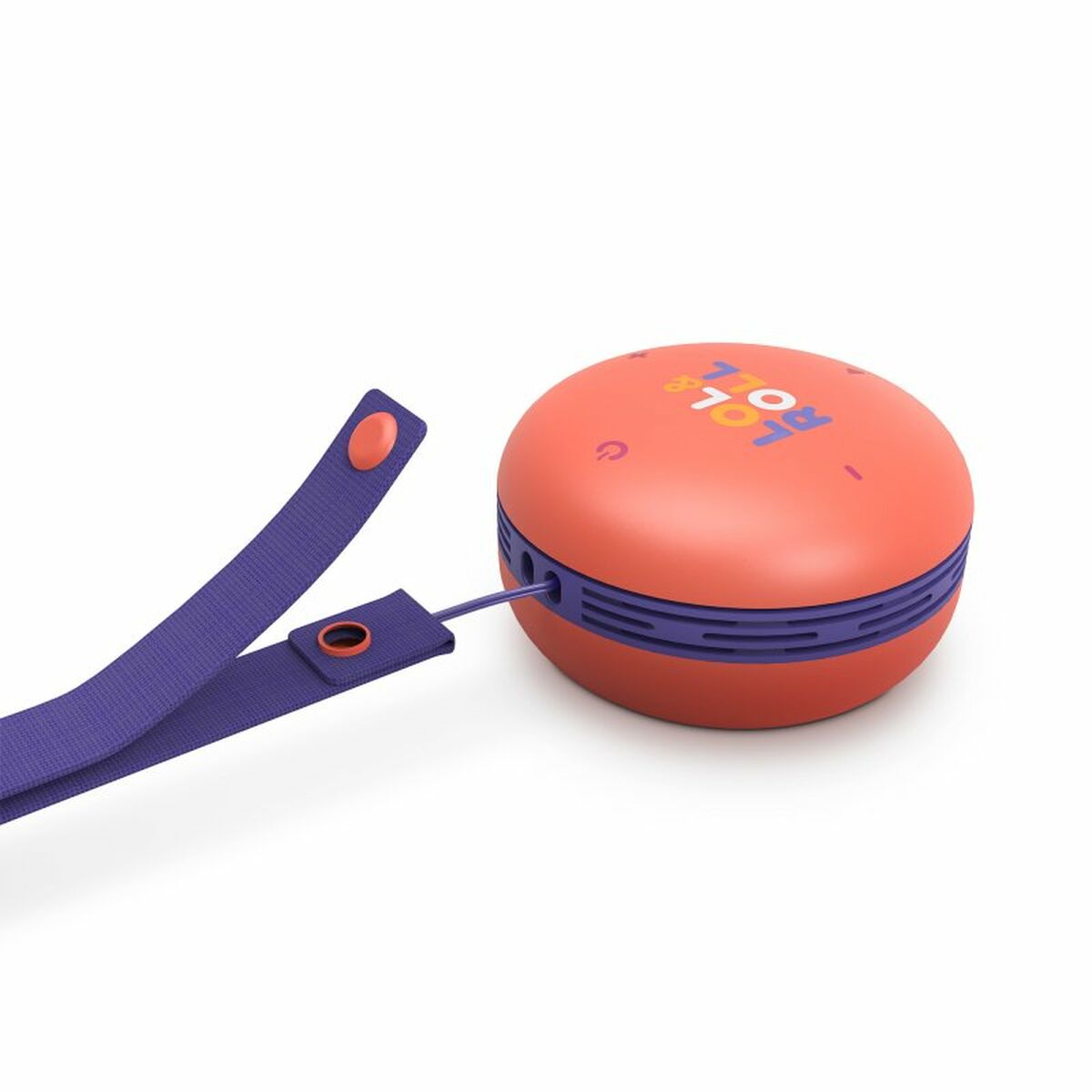Dankzij de draagbare Bluetooth®-luidsprekers Energy Sistem Lol&Roll Pop Kids Oranje 5 W