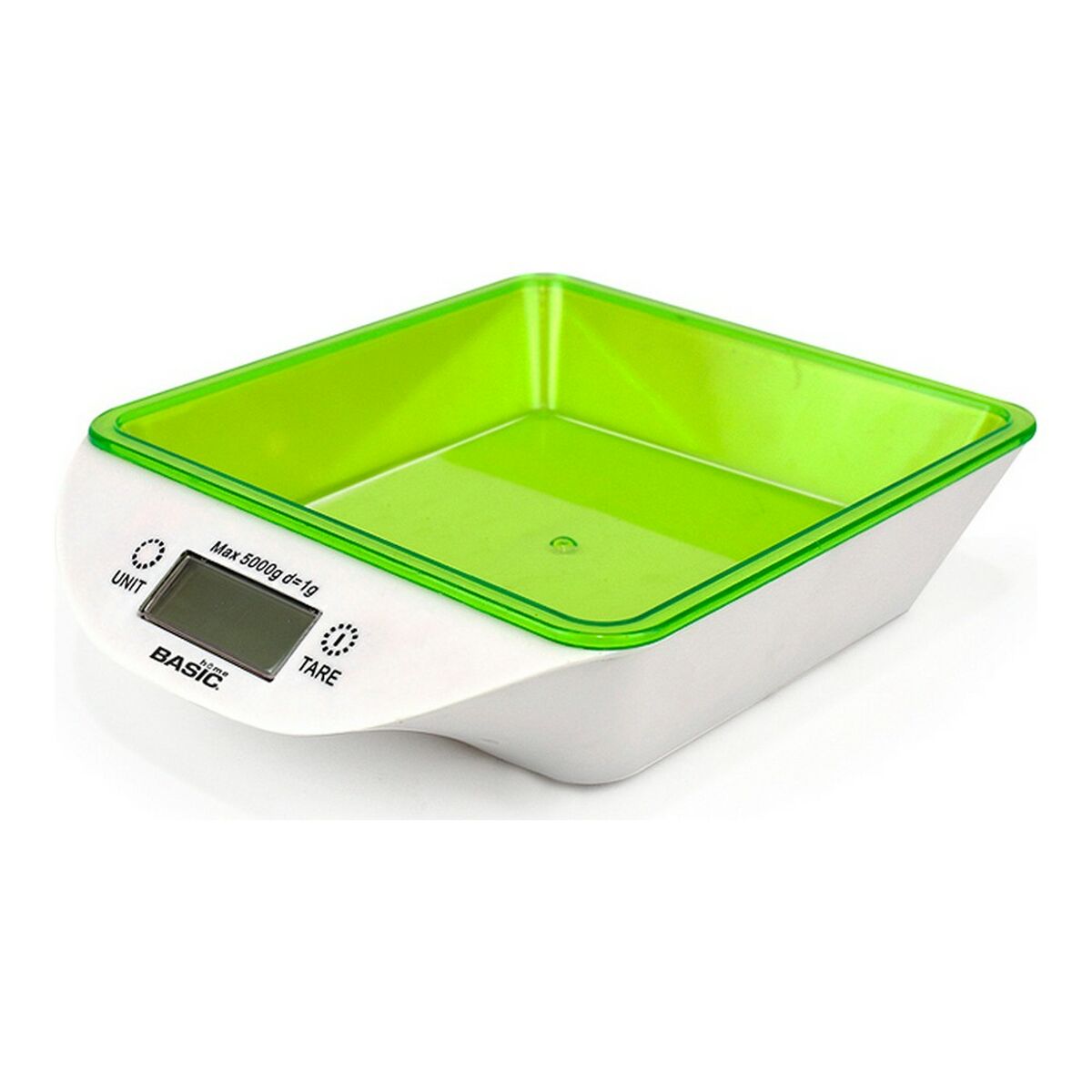 Keukenweegschaal Basic Home 5 kg (22 x 18 x 5 cm)