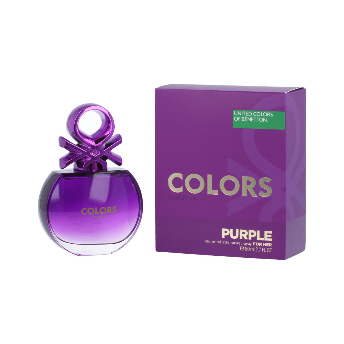 Damesparfum Benetton EDT Colors De Benetton Purple (80 ml)