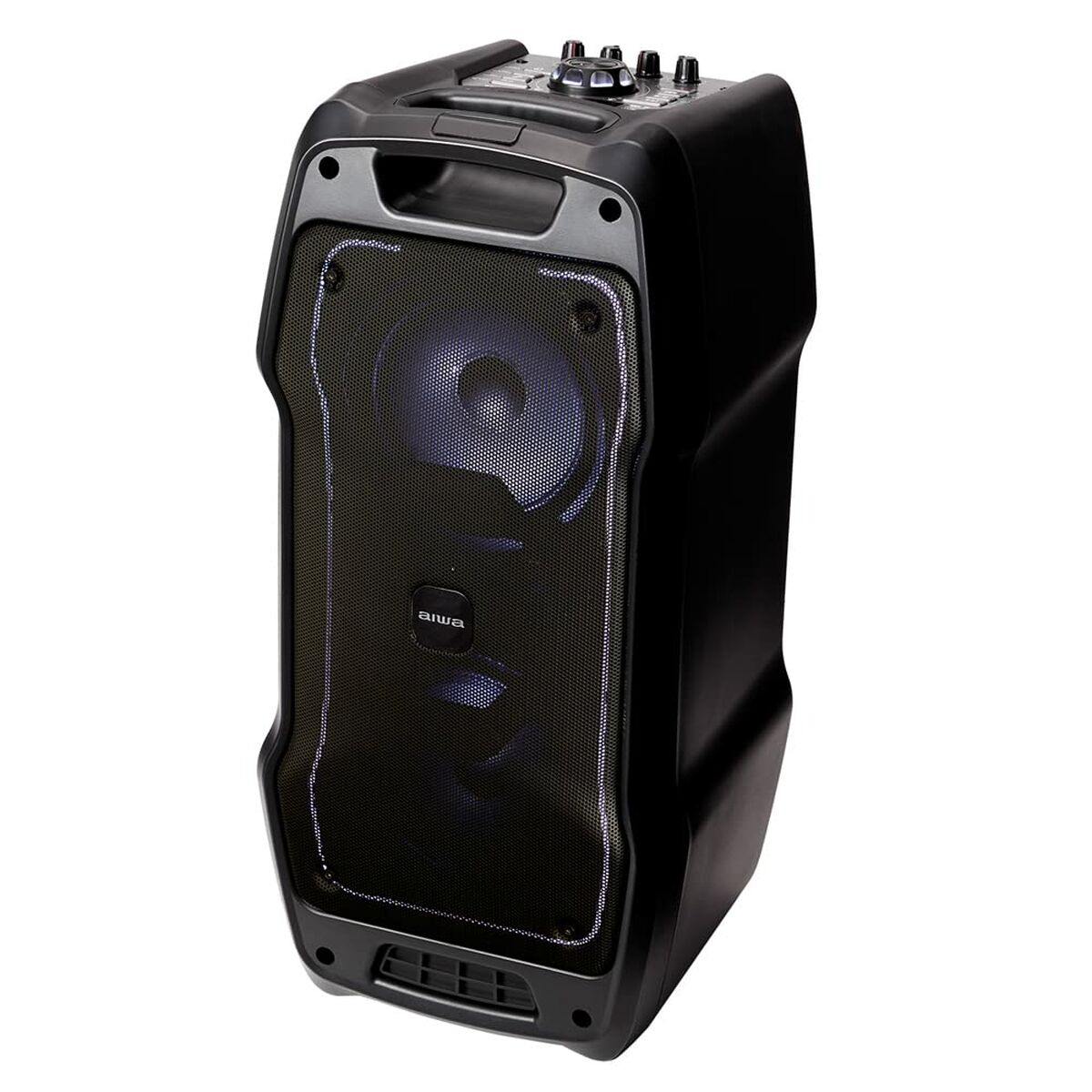 Dankzij de draagbare Bluetooth®-luidsprekers Aiwa KBTUS400   400W Zwart LED RGB 400 W
