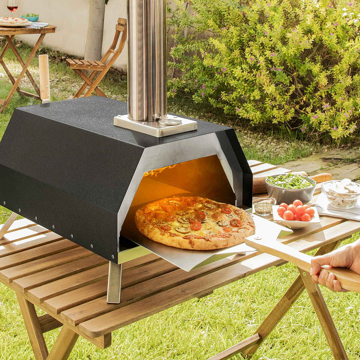 Pellet Pizza Oven met Accessoires Pizzahven InnovaGoods
