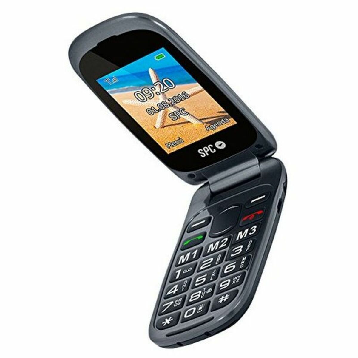 Mobiele Telefoon SPC Internet HARMONY BLACK Bluetooth FM 2,4" Zwart