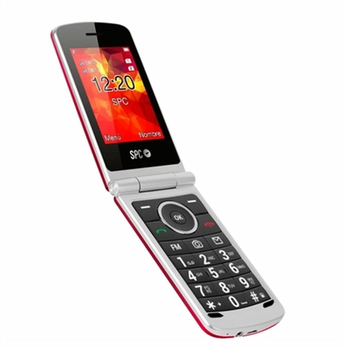Mobiele Telefoon SPC 2318R 2,8" 32 GB Rood Zwart/Gris