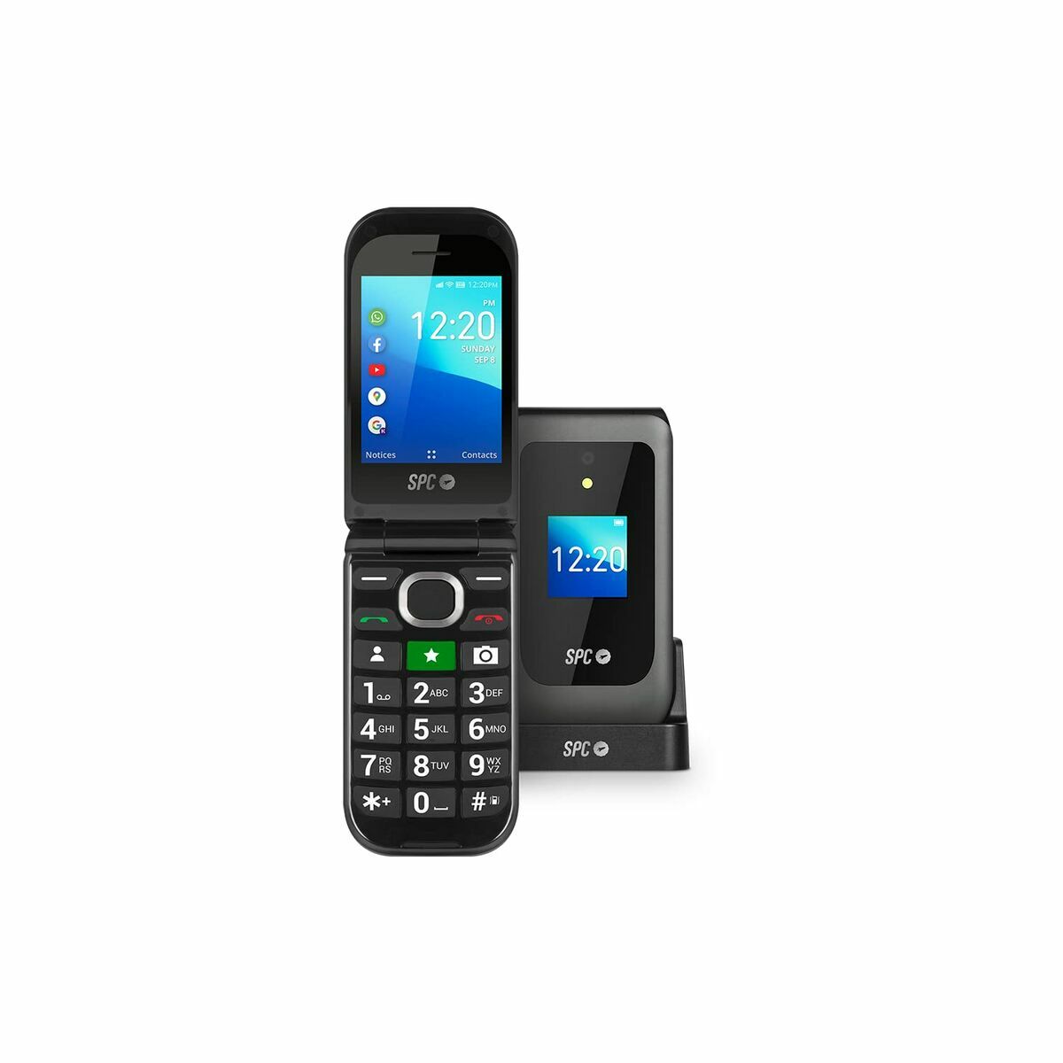 Mobiele Telefoon voor Bejaarden SPC Jasper 2 4G 32 GB 8 GB RAM 32 GB Zwart