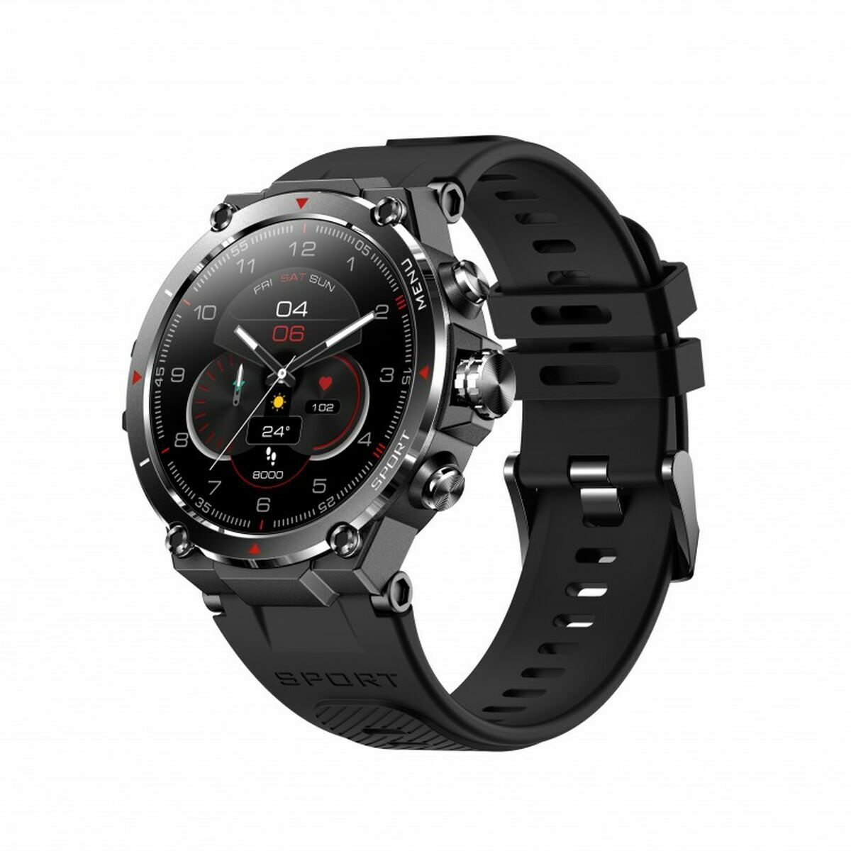 Smartwatch DCU 34157080 Zwart 1,3"