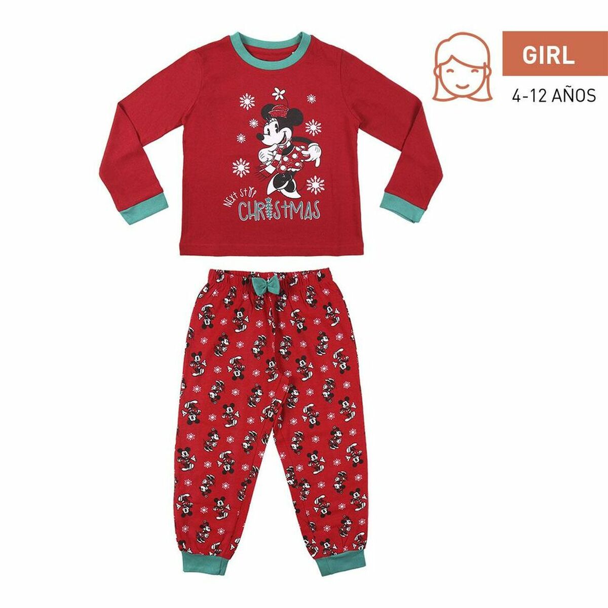 Pyjama Kinderen Mickey Mouse Rood