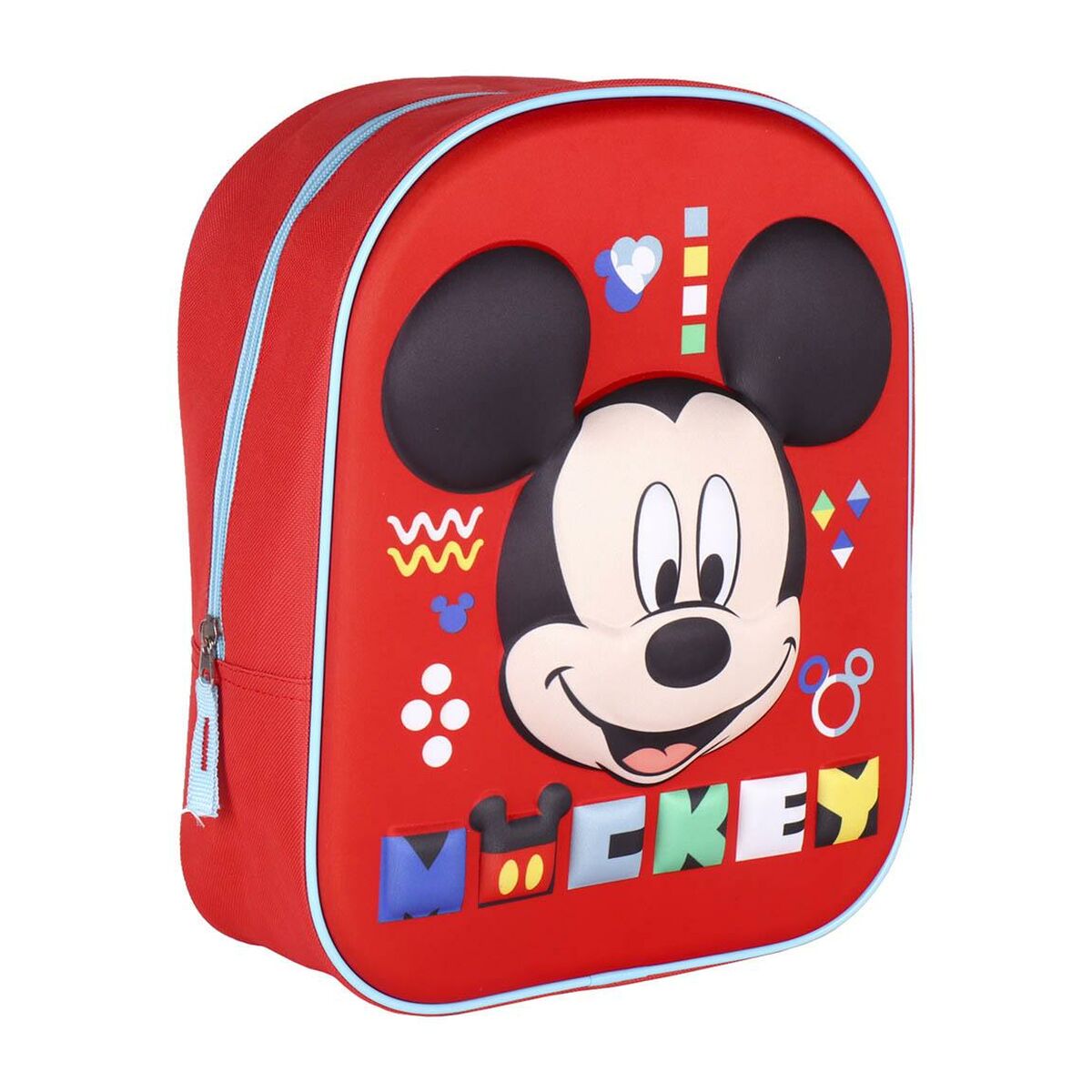 Schoolrugzak Mickey Mouse Rood (25 x 31 x 10 cm)