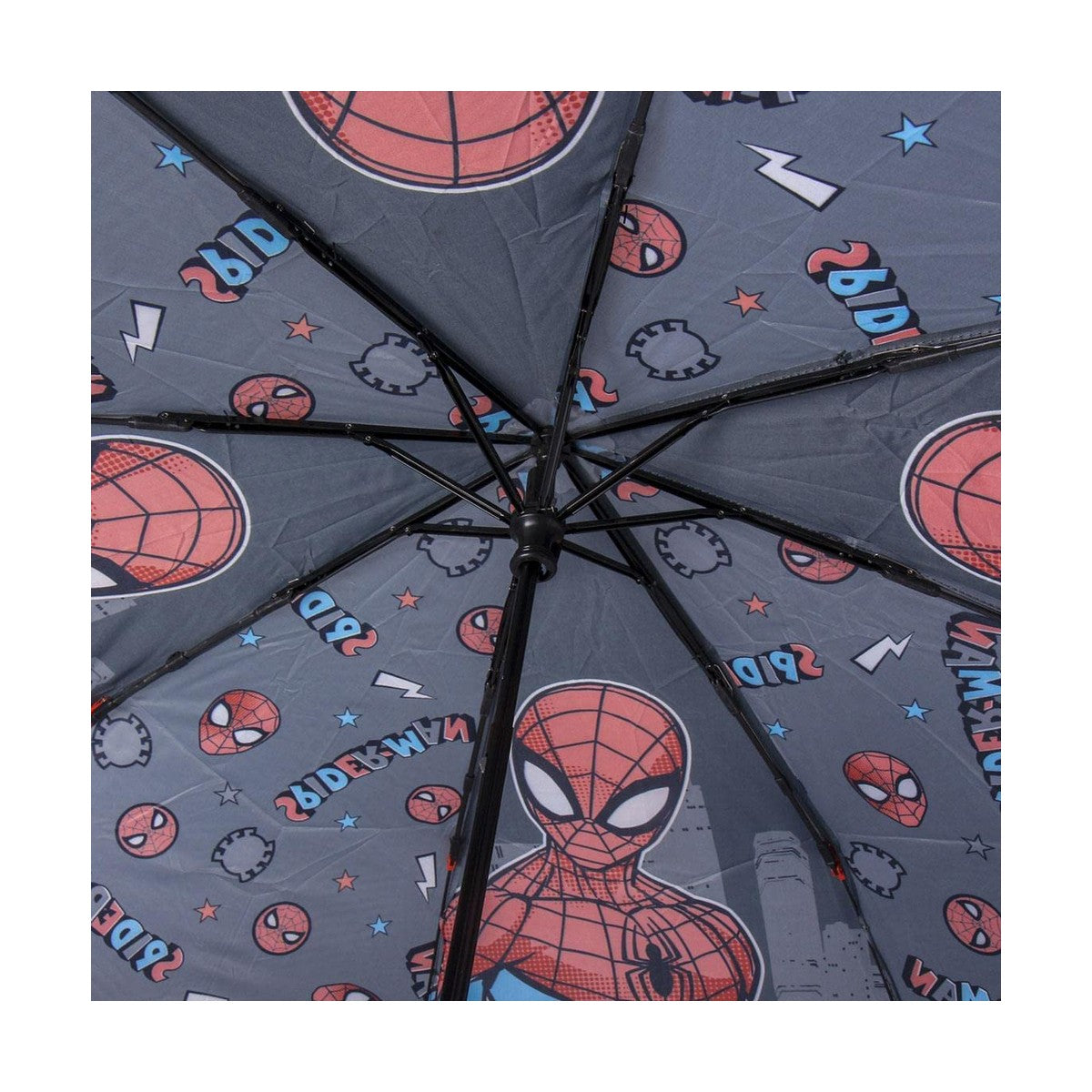 Opvouwbare Paraplu Spiderman Grijs (Ø 92 cm)