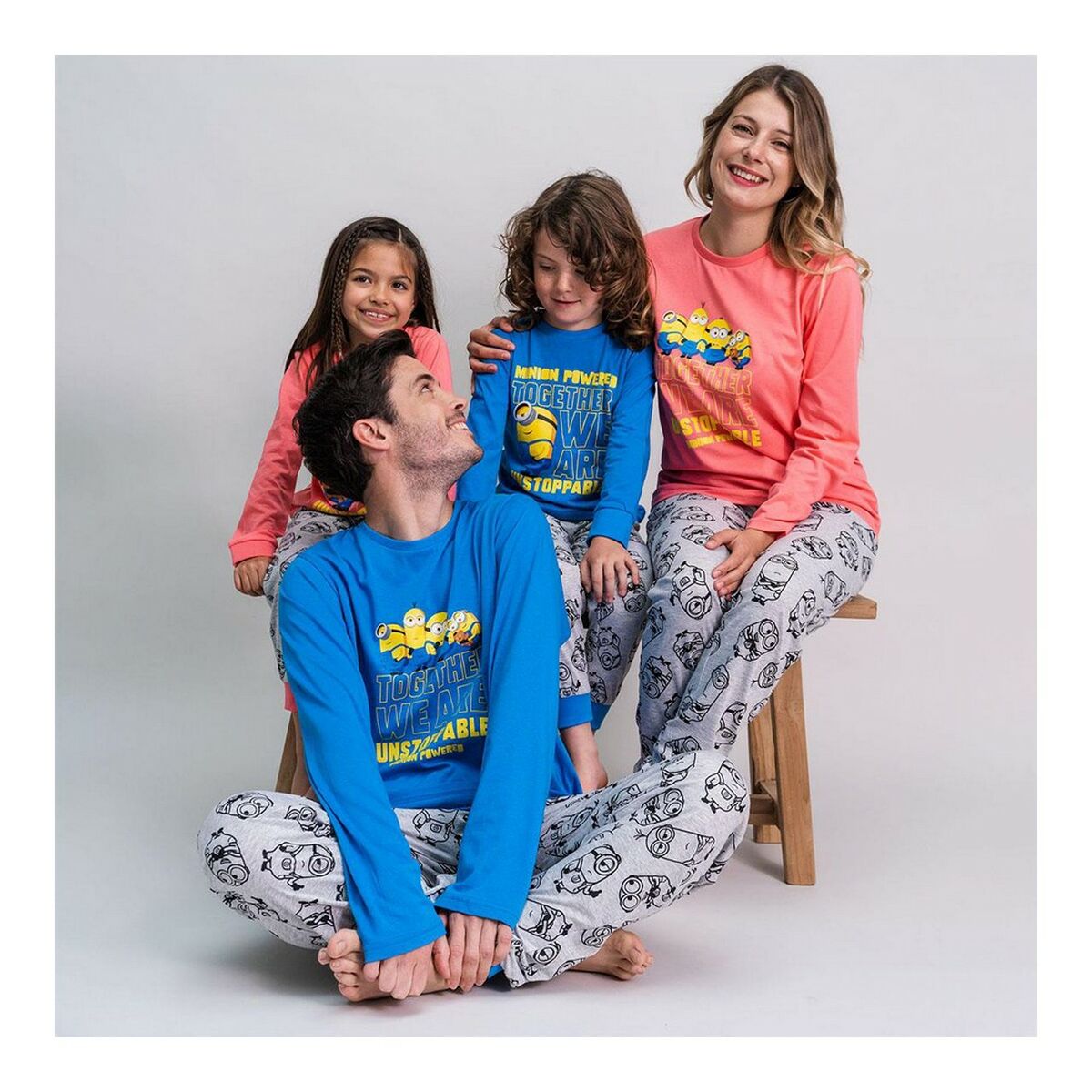 Pyjama Kinderen Minions Blauw