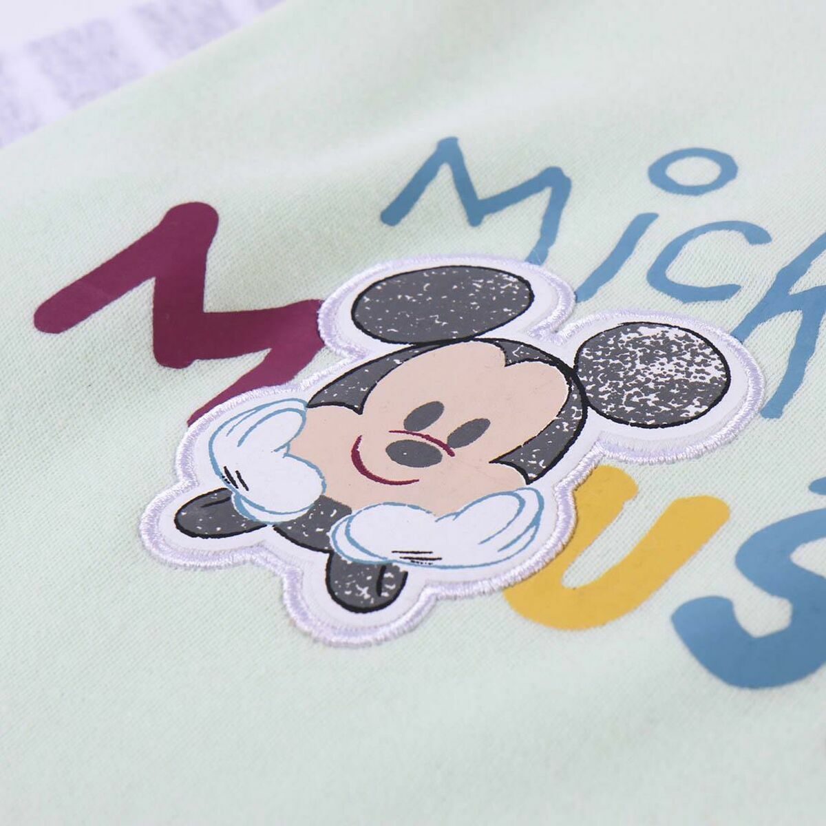 Pyjama Kinderen Mickey Mouse Roze Groen Grijs