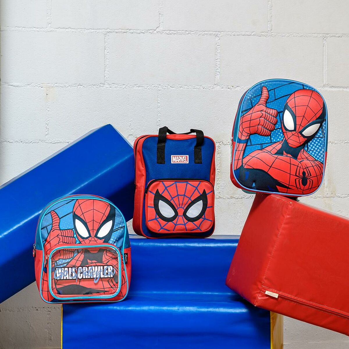 3D-Kinderrugzak Spider-Man Rood Blauw 25 x 31 x 10 cm